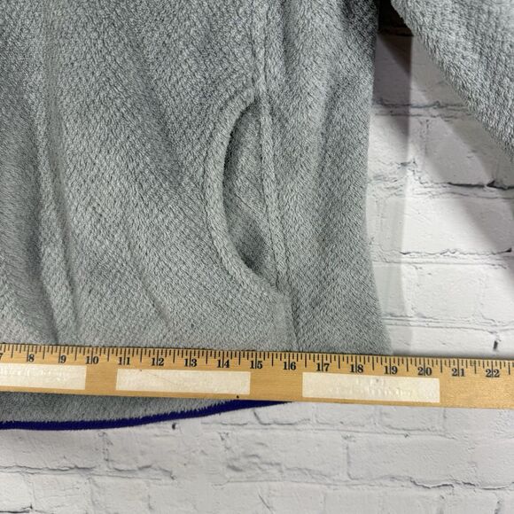 Patagonia Synchilla Snap-T Pullover Women Medium Gray Polartec Hike Sweater - Picture 11 of 13